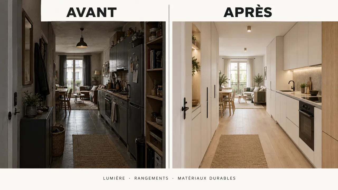 Valoriser son patrimoine immobilier grâce à une rénovation intérieure réussie, avant et après transformation d’un logement