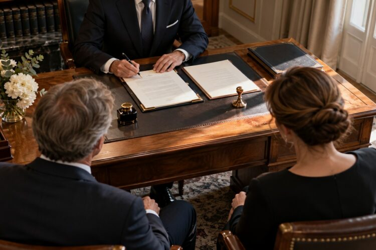 Testament authentique : définition, rédaction chez le notaire, prix et avantages en 2026